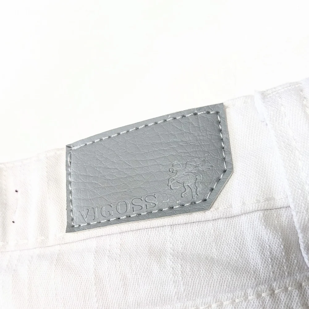 Vigoss Girls White Denim Mini Skirt with Studs